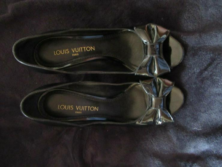  Schwarze Louis Vuitton Schuhe Paris; Größe 38 - Größe 38 - Bild 12