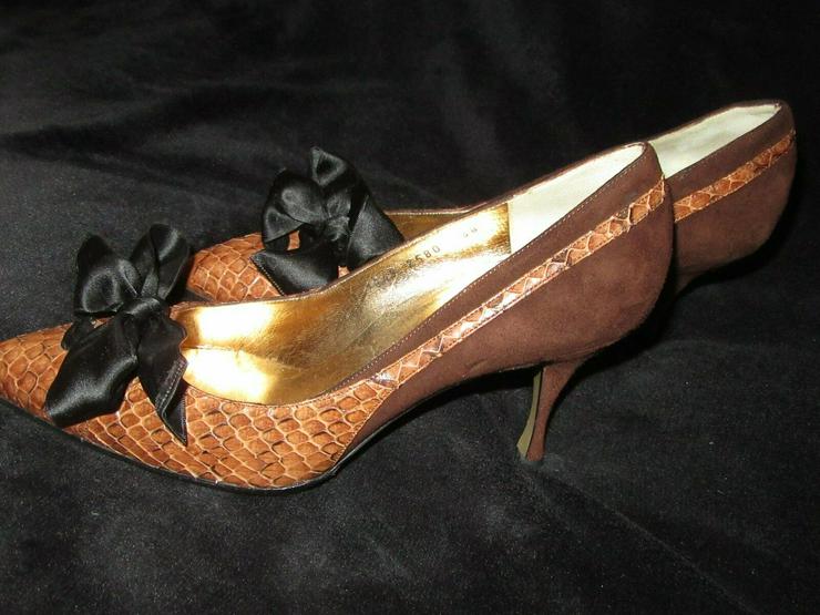  Braune Dolce & Gabbana Schuhe; Größe 38 - Größe 38 - Bild 9