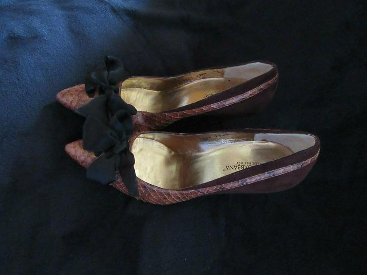  Braune Dolce & Gabbana Schuhe; Größe 38 - Größe 38 - Bild 5