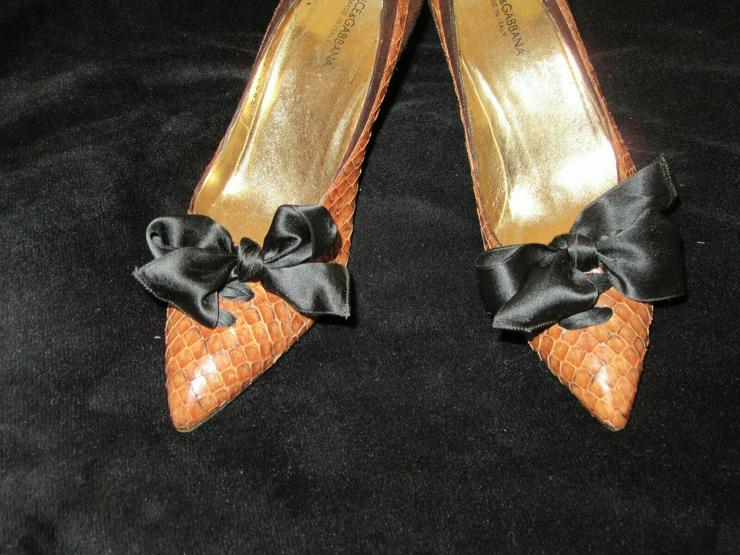  Braune Dolce & Gabbana Schuhe; Größe 38 - Größe 38 - Bild 13
