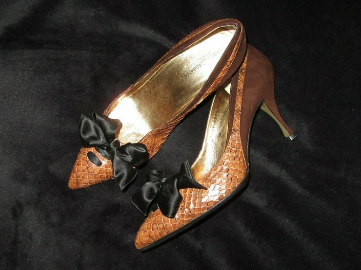  Braune Dolce & Gabbana Schuhe; Größe 38 - Größe 38 - Bild 16