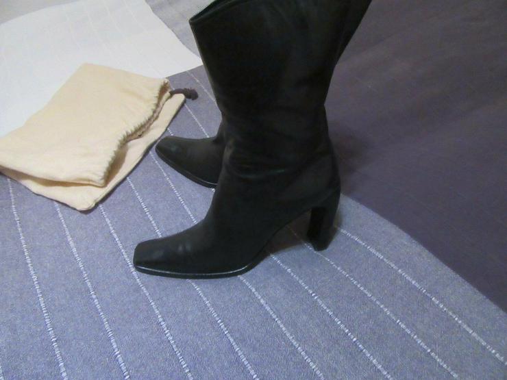 Bild 7:  Schwarze Gucci Stiefel, Größe 39; 3x kurz getragen