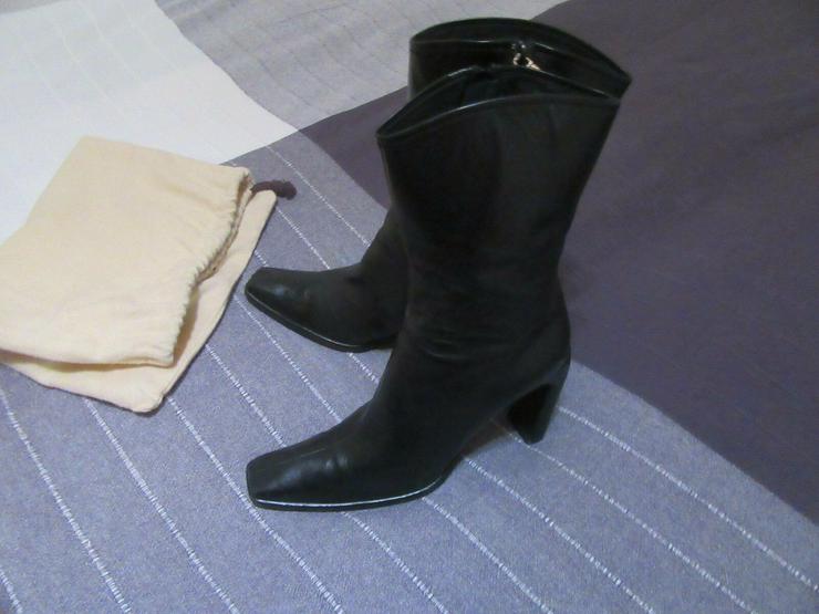  Schwarze Gucci Stiefel, Größe 39; 3x kurz getragen - Größe 39 - Bild 5