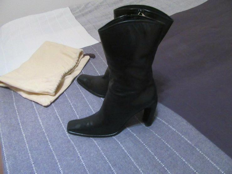  Schwarze Gucci Stiefel, Größe 39; 3x kurz getragen - Größe 39 - Bild 8