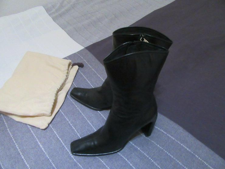 Bild 6:  Schwarze Gucci Stiefel, Größe 39; 3x kurz getragen