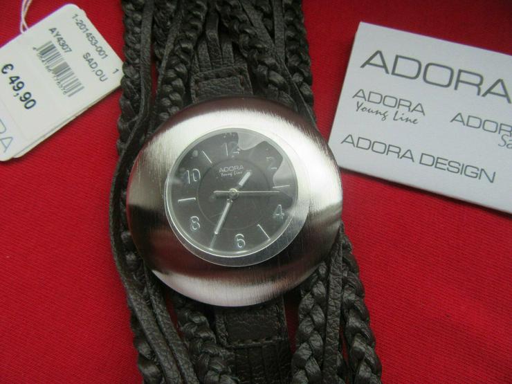  Braune ADORA Damenuhr, neu, Neupreis war ca. 50€ - Damen Armbanduhren - Bild 3