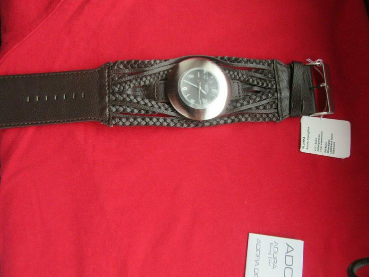  Braune ADORA Damenuhr, neu, Neupreis war ca. 50€ - Damen Armbanduhren - Bild 14