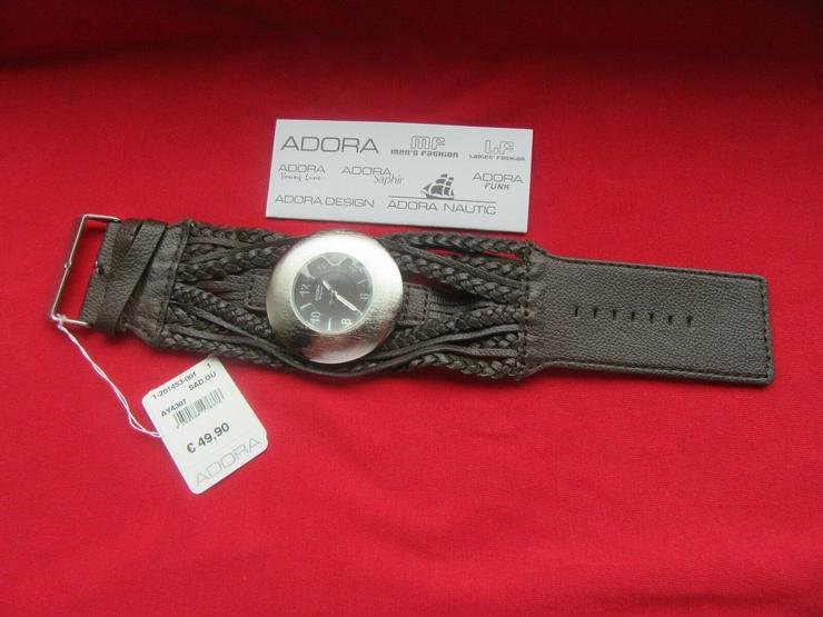  Braune ADORA Damenuhr, neu, Neupreis war ca. 50€ - Damen Armbanduhren - Bild 4