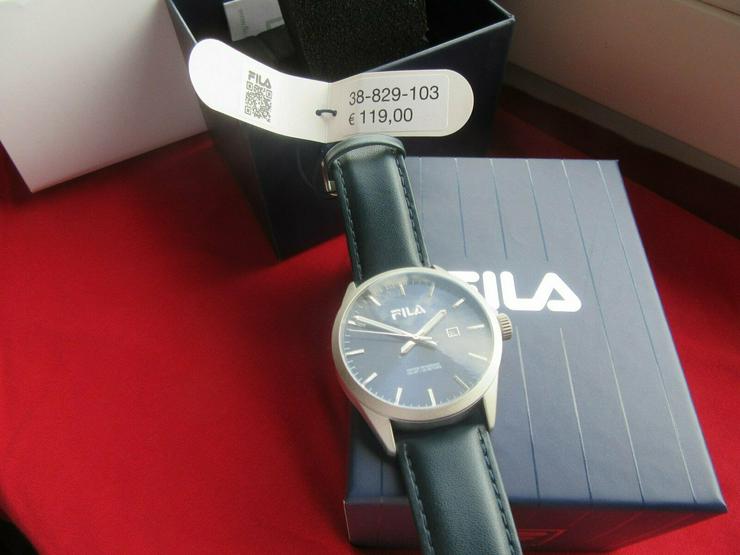 Bild 14:  Fila Herrenuhr Analog Quarz Uhr in blau; Neupreis war ca. 120€