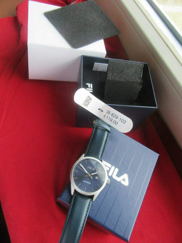 Bild 15:  Fila Herrenuhr Analog Quarz Uhr in blau; Neupreis war ca. 120€