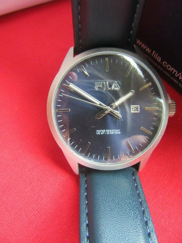 Bild 10:  Fila Herrenuhr Analog Quarz Uhr in blau; Neupreis war ca. 120€