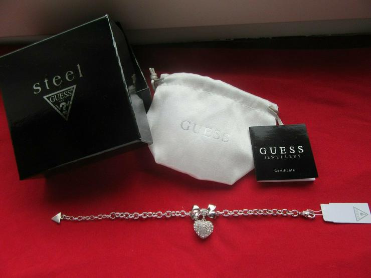  Neues Damenarmband von GUESS, Neupreis war ca. 100€, silber - Armbänder & Armreifen - Bild 17