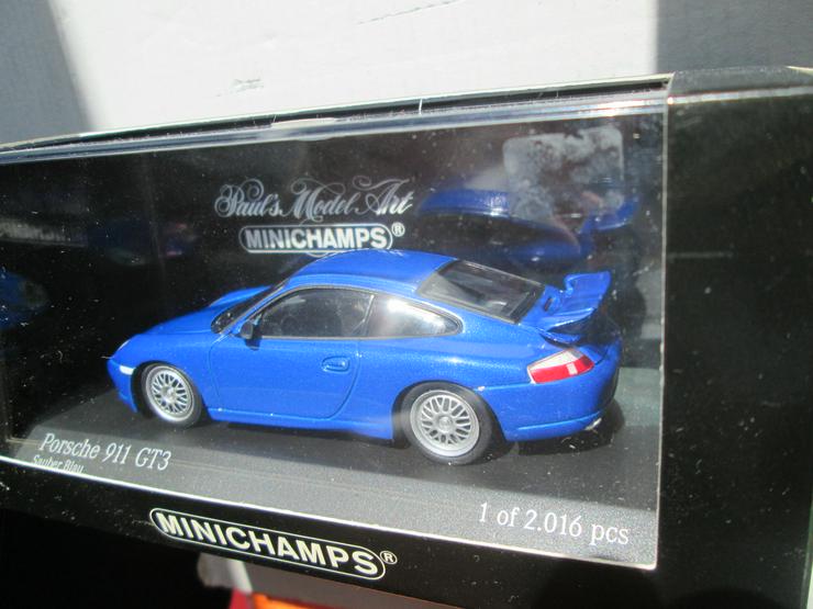 Porsche 911 GT 3 sauber blau 1:43 - Modellautos & Nutzfahrzeuge - Bild 2