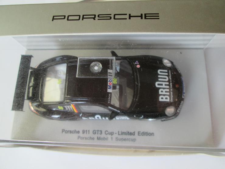 Bild 5: Porsche 911 GT 3 Mobil 1 Supercup 1:43 Sparkmodell in Porsche OVP