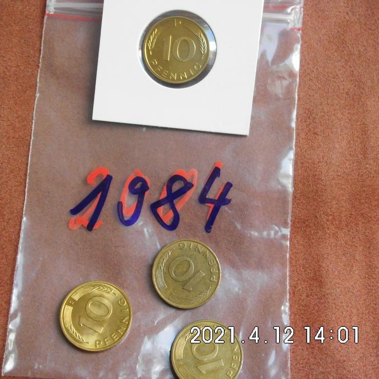 DM 10 Pfennig 1984 kompletter Satz - Deutsche Mark - Bild 1