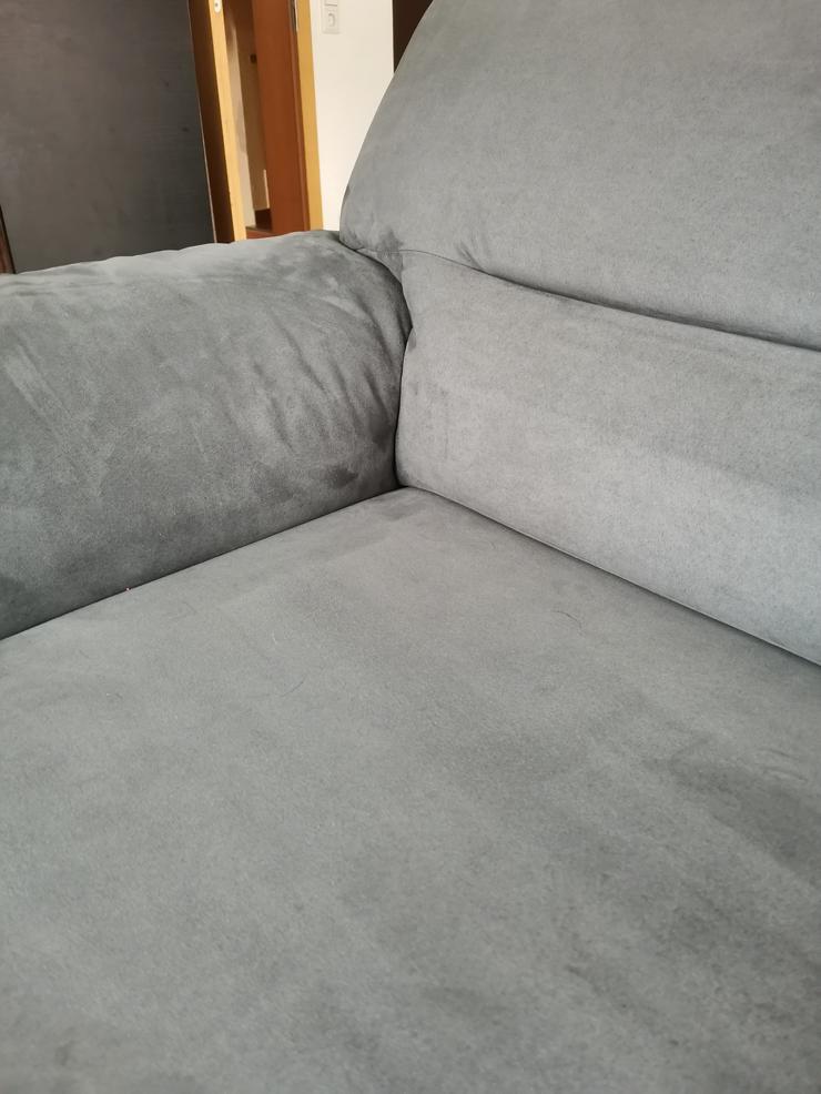 Bild 3: Couch Sofa Rundecke mit Federkern 