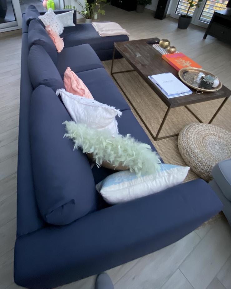 Bild 3: Couch (4er-Sofa) mit Récamiere zu verkaufen
