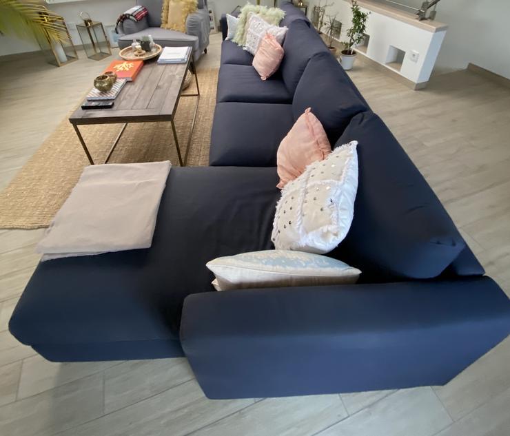 Bild 7: Couch (4er-Sofa) mit Récamiere zu verkaufen