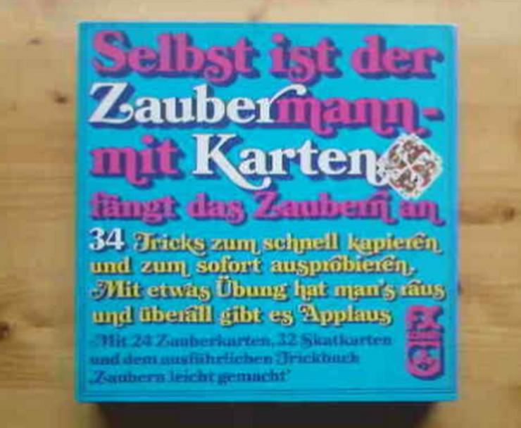 Spiel Gesellschaftsspiel " ZAUBERKARTEN " ( FX Schmid, 1977 ) komplett