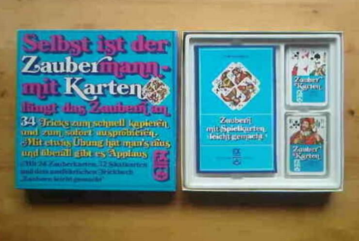 Bild 2: Spiel Gesellschaftsspiel " ZAUBERKARTEN " ( FX Schmid, 1977 ) komplett
