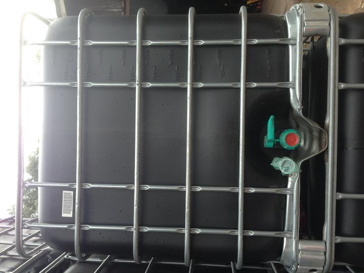 1000 l IBC Container schwarz Wasserbehälter Tonne Fass - Weitere - Bild 6