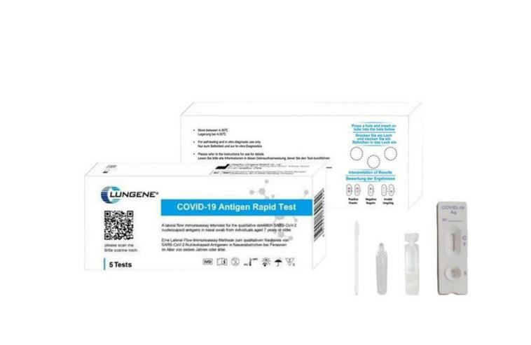5er Pack Clungene Corona Selbsttest Laien Test Antigen Schnelltest Nasal 5 Stück - Gesundheitswesen - Bild 2