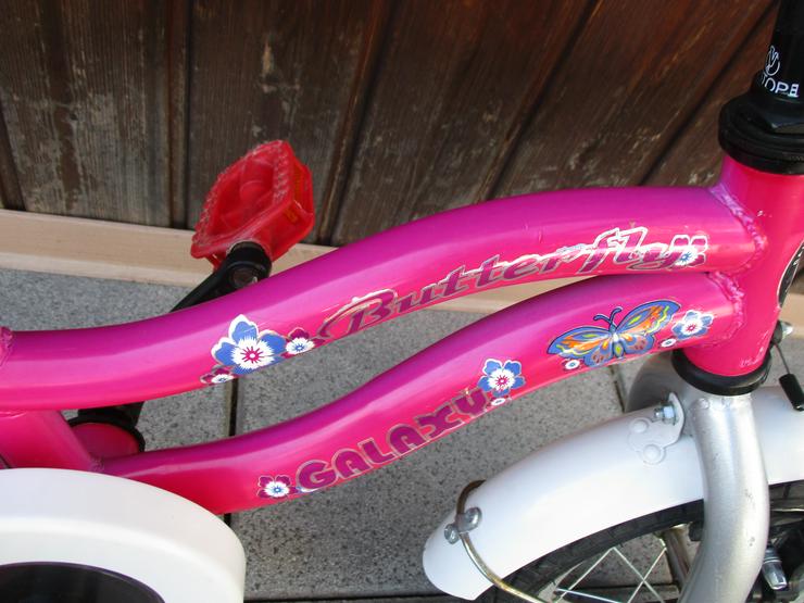 Versand möglich Kinderfahrrad Butterfly Galaxy 12 Zoll pink weiss - Kinderfahrräder - Bild 2