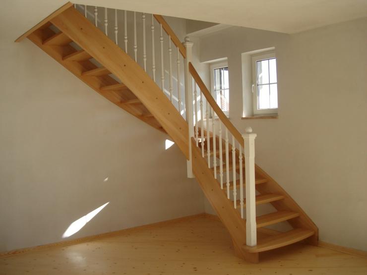 Bild 2: Treppen aus Polen, Holztreppen, Massivholztreppen mit Montage