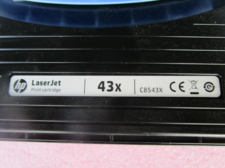 HP - Toner Nr. 43 X Original / Gebrauch 70 % Voll Laserjet 9000,9040,9050 - Drucker - Bild 3