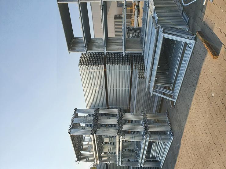 Neu Gerüst 113qm Stahl Typ Plettac Fassadengerüst baugerüst - Leitern & Gerüste - Bild 1