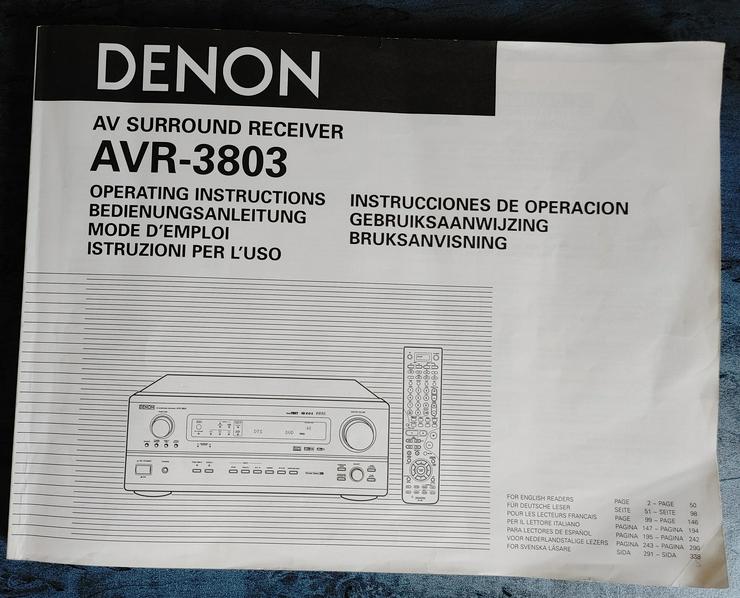 Denon AVR 3803 - Receiver & Tuner - Bild 2