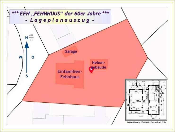 Bild 8: A/d südl. NORDSEE-KÜSTE: Modernis., saniertes u. sehr gepfl. „ostfries. FEHNHAUS“ + Garage u. NeGeb. auf gr. Grdst.