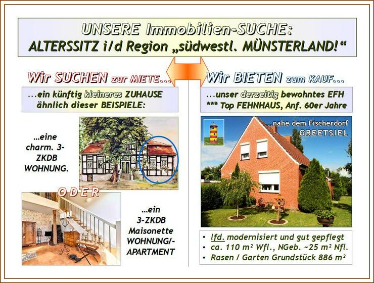 Bild 3: A/d südl. NORDSEE-KÜSTE: Modernis., saniertes und sehr gepfl. „ostfries. FEHNHAUS“ + Garage u. NeGeb. auf gr. Grdst.