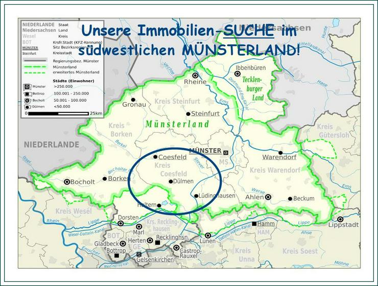 Bild 4: BIETEN nordseenahes Fehnhaus & SUCHEN Sen.-Wohnung a/e HOFSTELLE o. ä. im südwestlichen MÜNSTERLAND.