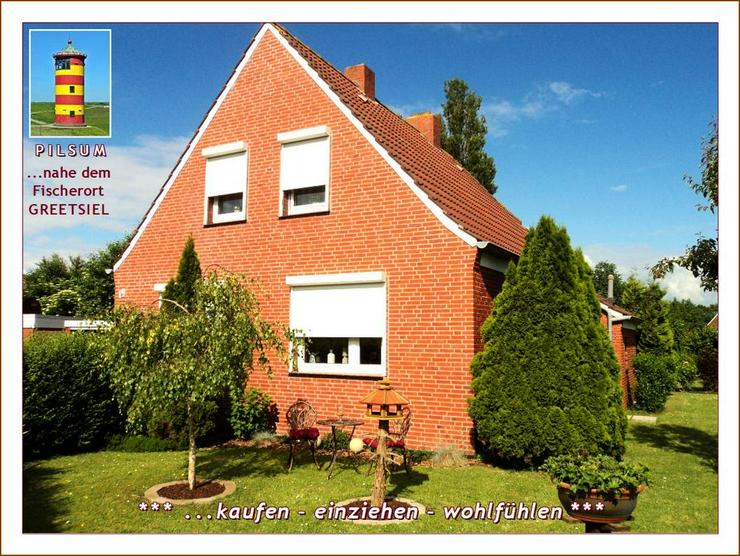 NORDSEE-KÜSTE - Nahe GREETSIEL: Saniertes, modernis. u. gepfl. ostfries. „EF-FEHNHAUS mit Altbau-Charme“ + Garage, NeGeb.