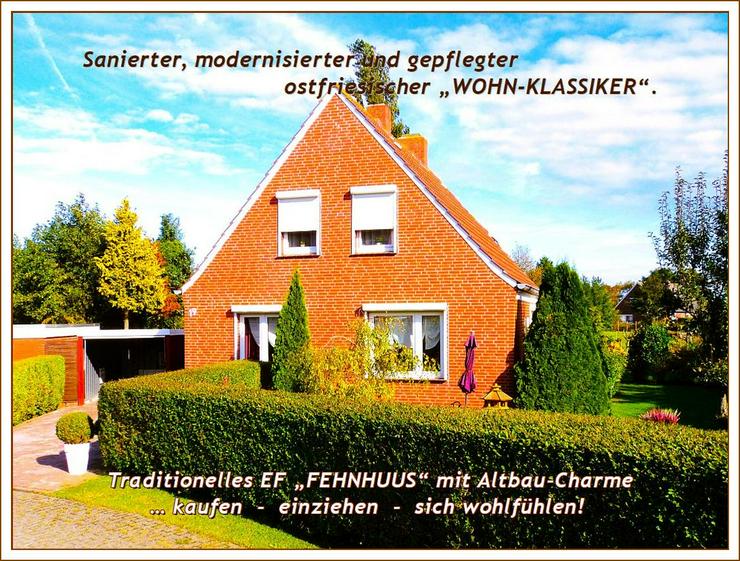Nahe GREETSIEL von privat: Saniertes, modernisiertes u. gepfl. EINFAMILIENHAUS mit Garage, NeGeb. auf großem Grdst.