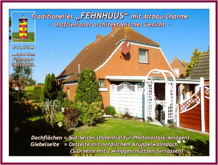 Ostfries. KÜSTE: Modernis. & gepfl. EFH "FEHNHUUS" mit Garage, NeGeb., Garten auf weitläufigem Grundstück. - Haus kaufen - Bild 1