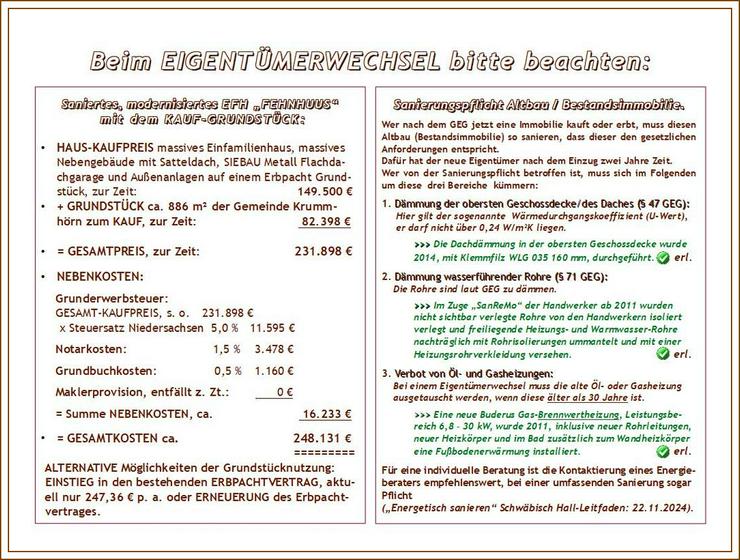 Bild 14: Ostfries. NORDSEE-KÜSTE - Nahe GREETSIEL: Saniertes, modernis. u. gepfl. „EF-FEHNHAUS mit Altbau-Charme“ + Garage, NeGeb.