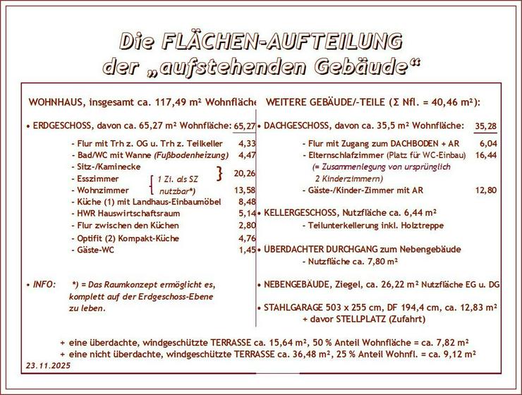 Bild 2: Ostfries. NORDSEE-KÜSTE von privat: saniertes - renoviertes - modernisiertes EFH „FEHNHAUS“ + Garage, NeGeb. auf großem Grdst.