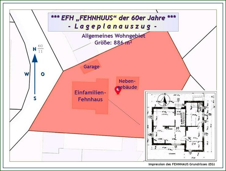 Bild 18: Ostfries. NORDSEE-KÜSTE von privat: saniertes - renoviertes - modernisiertes u. gepfl. EFH „FEHNHAUS“ + Garage, NeGeb. auf großem Grdst.