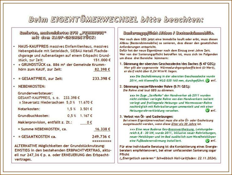 Bild 8: Ostfries. NORDSEE-Küste von privat: Saniertes, modernisiertes u. gepfl. EFH „FEHNHAUS“ + Garage, NeGeb. auf großem Grdst.