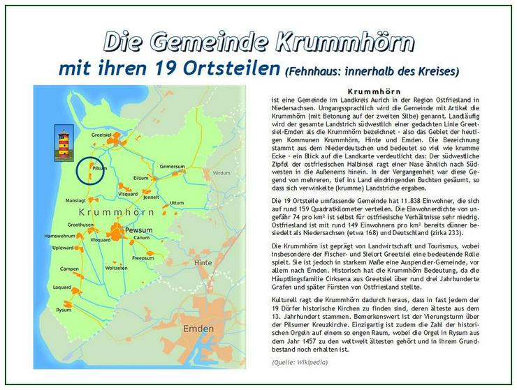 Bild 10: Wir BIETEN a/d NORDSEE-KÜSTE ein modernisiertes & gepflegtes EFH "FEHNHUUS" + Garage + NeGeb. + Garten.