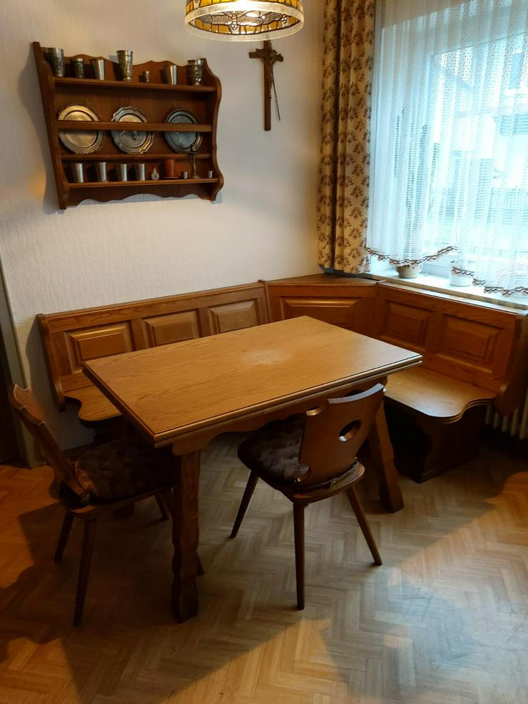 Bild 9: ‼️HAUSHALTSAUFLÖSUNG‼️Rustikales Esszimmer mit Esstisch, Sitzgruppe, Sideboard‼️