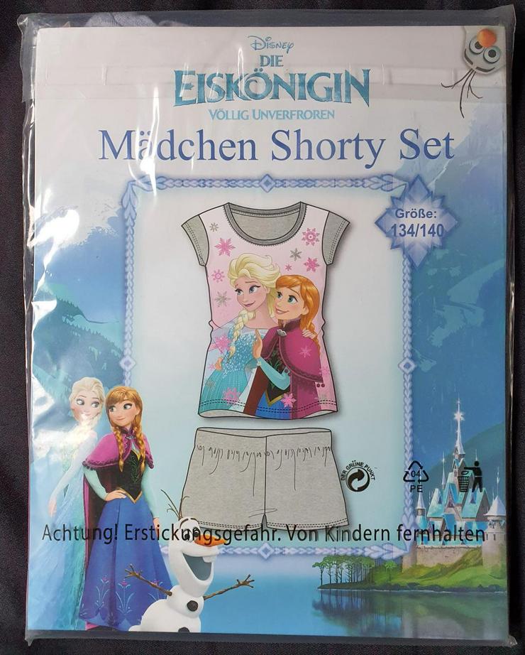 NEU Frozen Die Eiskönigin Shorty Set Schlafanzug Gr. 92/98 104/11 - Schlafanzüge & Pyjamas - Bild 4