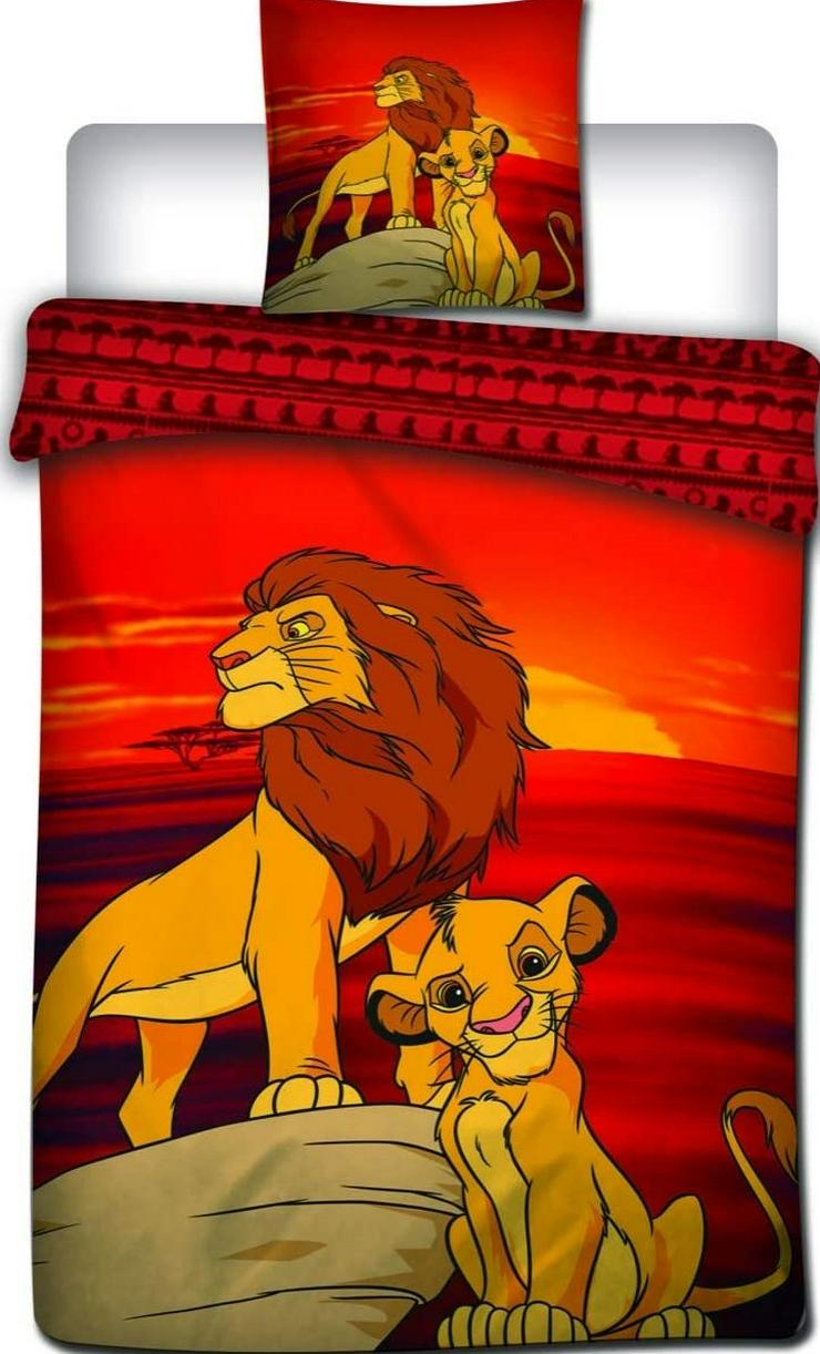 Bild 1: BETTWÄSCHE Bettbezug Lion King 140 x 200 cm KÖNIG DER LÖWEN