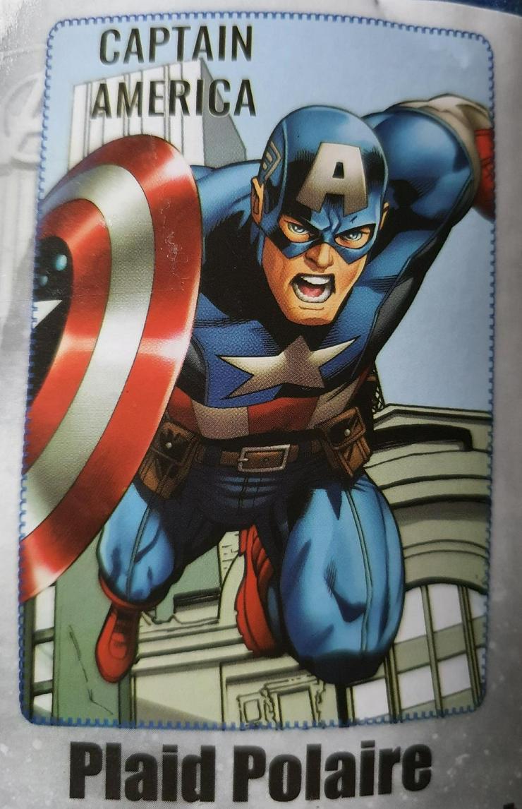 NEU* MARVEL AVENGERS Captain America Kuscheldecke Polar Fleecedec - Bettwäsche, Kissen & Decken - Bild 1