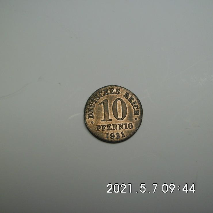 10 Reichspfennig 1921 Stempelfehler - Deutsche Mark - Bild 1