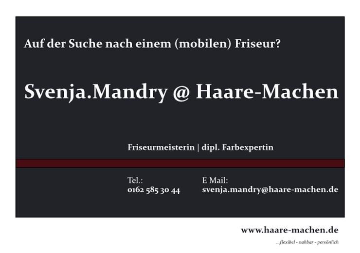  Mobile Friseurin - Friseur mobil aus Leverkusen - Sonstige Dienstleistungen - Bild 1