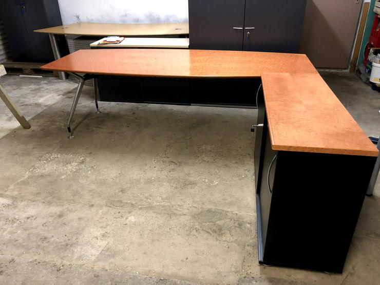 Bild 2: ‼️BÜROAUFLÖSUNG‼️Besprechungstisch/ Konferenztisch mit Sideboard‼️