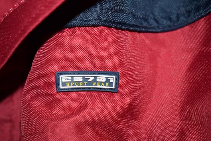 rot / dunkel blaue Winter Herren Jacke  in Größe XL ( selten getragen ) - Größen 56-58 / XL - Bild 5